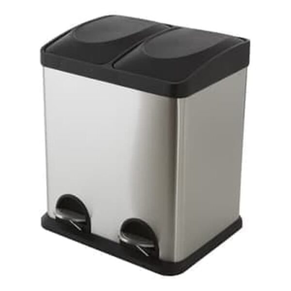Tempat Sampah Waste Bin Two Compartment 2 Pedal Krisbow-29700