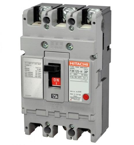 Molded Case Circuit Breakers MCCB Hitachi FXK125H-3P 100A-0