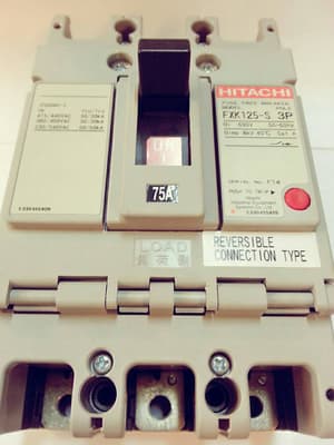 Molded Case Circuit Breakers MCCB Hitachi FXK125S-3P 125A-0