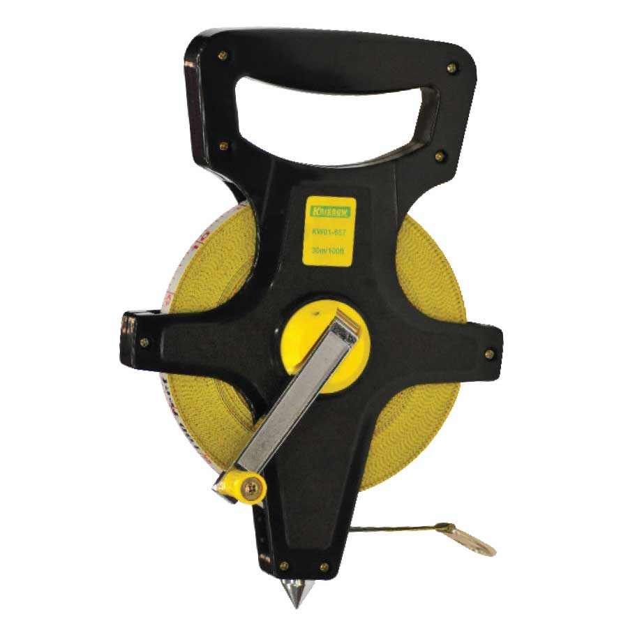Meteran Measuring Tape 100M Fiberglass Krisbow KW0100659-0