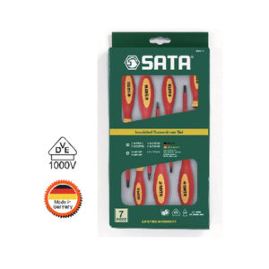 Obeng Combination Insulated Screwdriver Set 7Pcs Sata 09301A-0