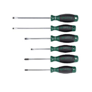 Obeng Cushion Grip Screwdriver Set 6Pcs Sata 09301ME-0