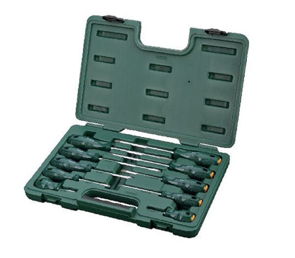 Obeng A-Series Combination Screwdriver Set 10Pcs Sata 09304E-0