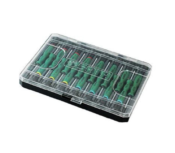 Obeng Precision Combination Screwdriver Set 15Pcs Sata 09317-0