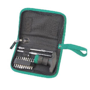 Obeng Ratcheting Screwdriver Set 24Pcs Sata 09341-0