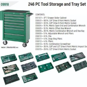 Tool Storage And Tray Set 246 Pcs Sata 09918-0