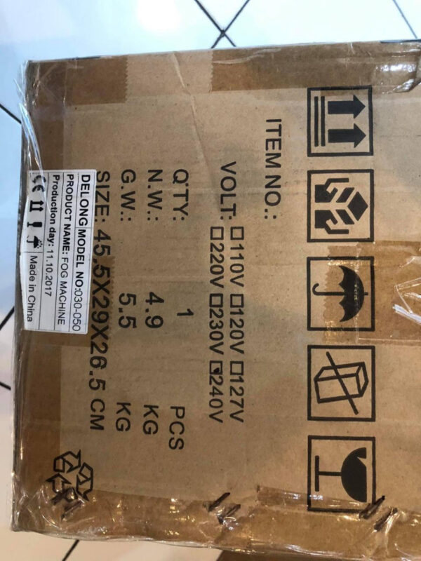 Fog Machine Delong A1200-30644