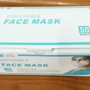 Masker Disposable Face Mask 3 Ply 50 Pcs-0
