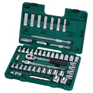 Metric Socket Set & S.A.E 46Pcs 1/2" Drive Sata 09006-0