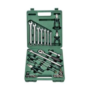 Metric Socket Tool Set 26Pcs 1/2" Drive Sata 09504-0