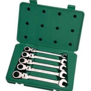 Kunci Ring Pas Set 5 Pcs Flex Head Ratcheting Sata 09082-0