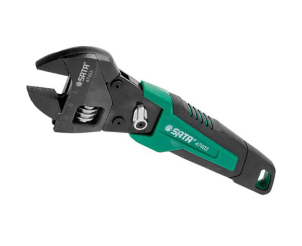 Ratcheting Adjustable Wrench 8 Inch Sata 47403-0