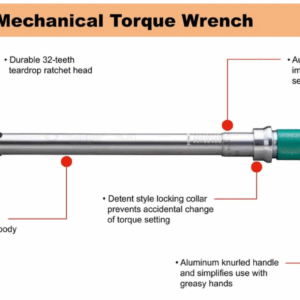 Mechanical Torque Wrench 1/2" Drive A-Series 20 - 100 Nm Sata 96311-0