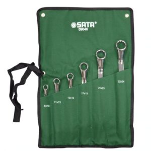 Kunci Ring Set 7Pcs Double Box End Wrench Set Sata 09072-0