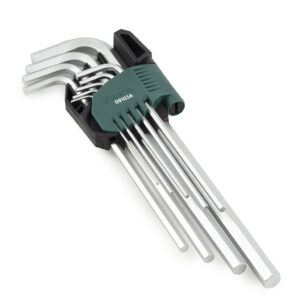 Kunci L Hex Key Set 9Pcs Extra Long Metric Sata 09103A-0