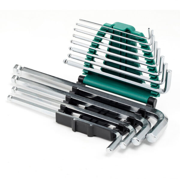 Kunci L Hex Key Set 12Pcs Long Arm Ball Point S.A.E Sata 09106-31667