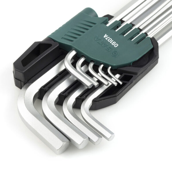 Kunci L Hex Key Set 9Pcs Long Arm Metric Sata 09107A-31691