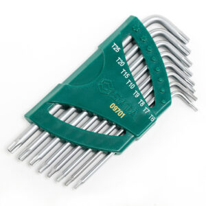 Kunci L Hex Key Set 8Pcs Torx Tamper-Proof Key Set Sata 09701-0