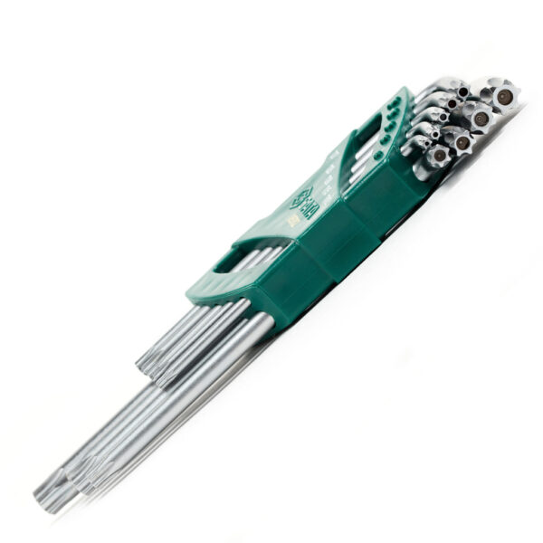 Kunci L Hex Key Set 9Pcs Extra Long Torx® Tamper-Proof Sata 09702-31683