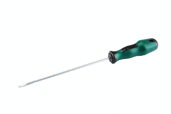 Obeng Cushion Grip Screwdriver Slotted 5 x 100 mm Sata 63408-31460
