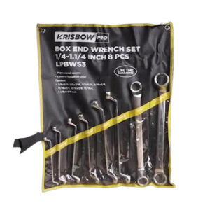 Kunci Ring Box End Wrench Set 1/4 - 1.1/4 inch 8pcs Krisbow 10015543-0