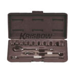 Kunci Sock Sockets Set 3/8” Drive 1/4 - 7/8 inch 14pcs Krisbow 10222104-0