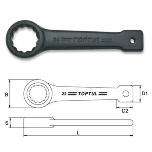 Kunci Slogging Ring Wrench 35mm TopTul AAAR3535-0