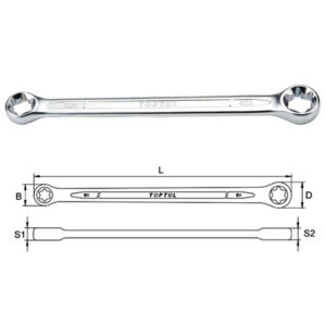 Kunci Pas Star Wrench E20xE24 Toptul AAEE2024-0
