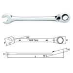 Kunci Kombinasi Reversible Ratchet Combination Wrench SAE 5/16 inch Toptul ADAA1010-0
