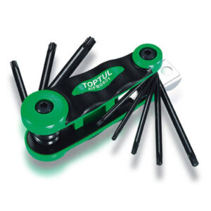 Kunci 8-in-1 Foldable Star Key Wrench Set Toptul AIFB0801-0