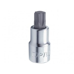 Kunci Sock Star Bit Sockets Satin 1/2" DR T45 55 mm TOPTUL BCFA164552-0