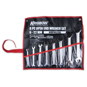Kunci Pas Open End Wrench Set 6 - 22mm 8pcs Krisbow KW0100296-0
