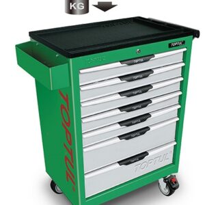 Mobile Tool Trolley 7 Drawer Pro Line Series Green Toptul TCAC0701-0