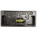 Kunci Sock Socket Sq1/4Inc 4-14 mm 18Pcs With Tray Krisbow 10066260-0