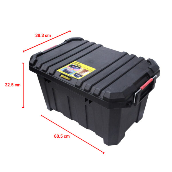 Kotak Penyimpanan Container Box 60.5 x 38.3 x 32.5 Cm 45 L Krisbow 10100901-39859