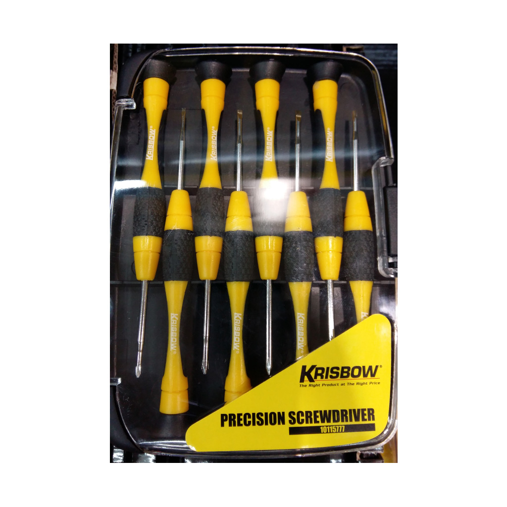 Obeng Precission Screwdriver 8Pcs Krisbow 10115777-0