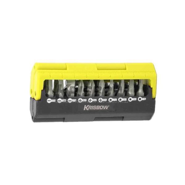 Obeng Magnetic Screwdriver Bits 13Pcs Krisbow 10211535-0