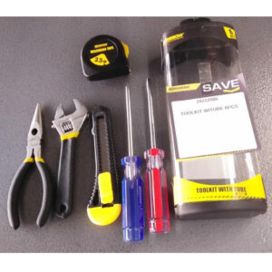 Toolkit With Tube 6Pcs Krisbow 10212886-0