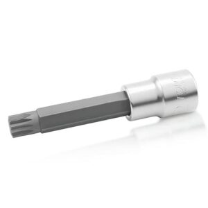 Kunci Sock Spline Bit Sockets Long 1/2" DR M9.5 100 mm TOPTUL BCJA169E-0