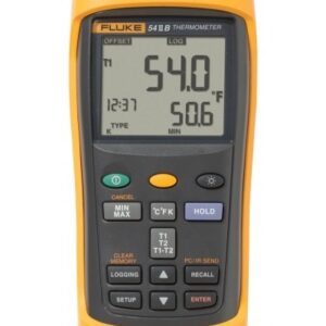 Dual Input Digital Thermometer With Data Logging Fluke 54-II B-0