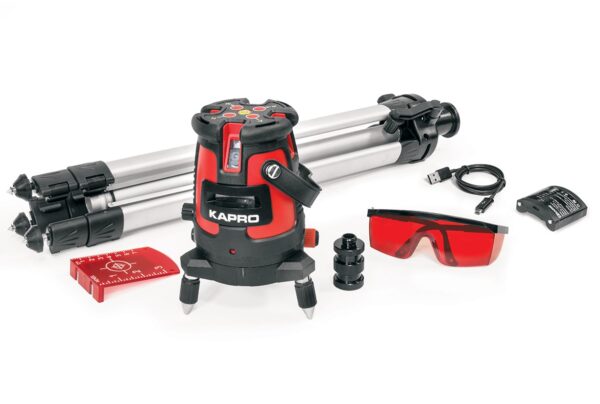 Kapro Laser Marking 875 Prolaser All-Lines Layout Set With Soft Bag (Fullset)-0
