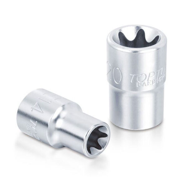 Kunci Sock Star Sockets E10 1Per2 Inch Drive Toptul BAED1610-0