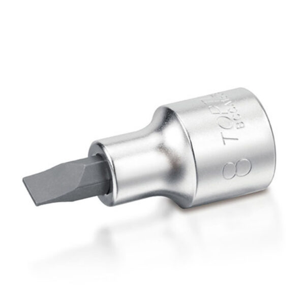 Kunci Sock 1/2" DR. Slotted Bit Sockets 1.6x10mm Toptul BCCA1610-0