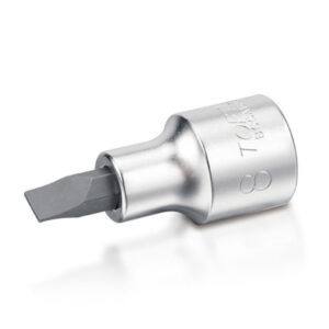 Kunci Sock 1/2" DR. Slotted Bit Sockets 2.5x16mm Toptul BCCA1616-0