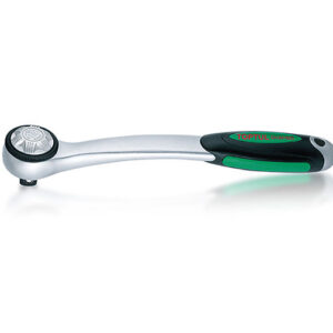 Stang Kunci Curved Reversible Compact-Head Ratchet Handle with Quick Release Toptul CHJM1220-0