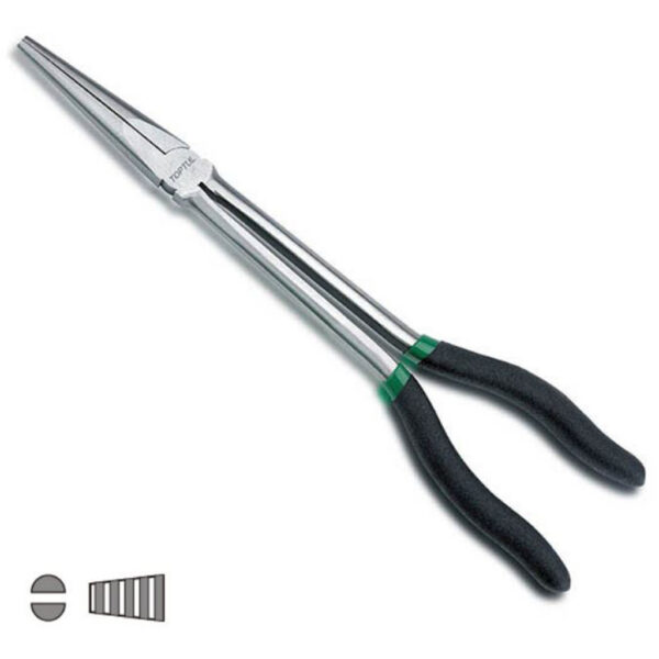 Tang Lancip Long Reach Nose Pliers 0° 11" Toptul DFAG1211-34349