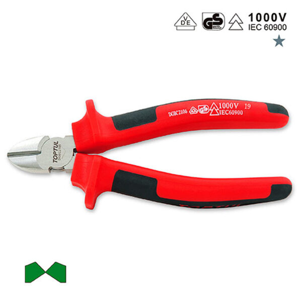 Tang Potong VDE Insulated Diagonal Cutting Pliers 6" Toptul DGBC2106-34461