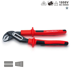 Tang Pipa VDE Insulated Box-Joint Water Pump Pliers 10" Toptul DGBE2110-0