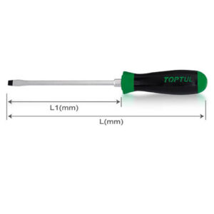 Obeng Hexagon Slotted Anti-Slip Screwdrivers 1.2x6.5 mm Toptul FAHB6E15-0