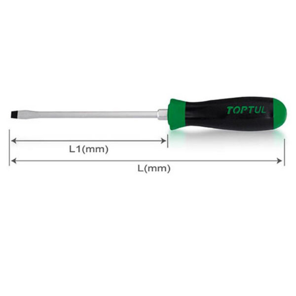 Obeng Hexagon Slotted Anti-Slip Screwdrivers 1.2x6.5 mm Toptul FAHB6E15-34619